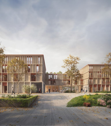 vue de l'entrée principale