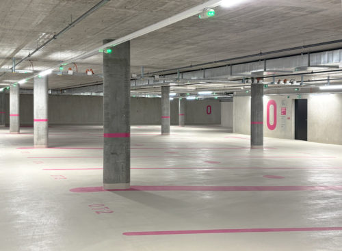 marquages au sol - niveau 0